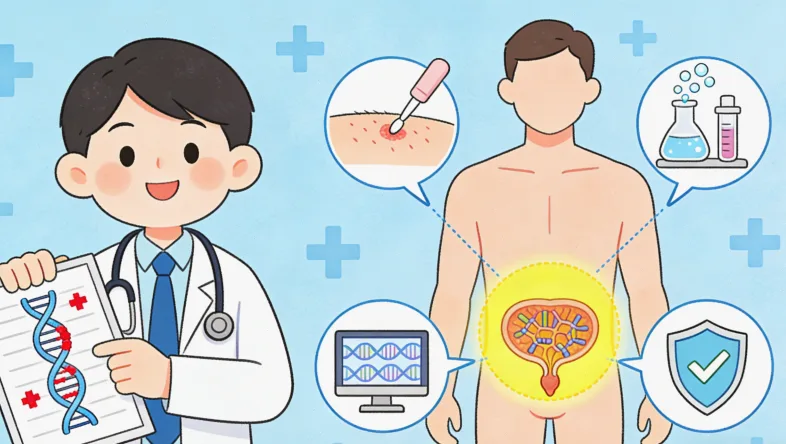 肿瘤组织切片与血液样本对比图