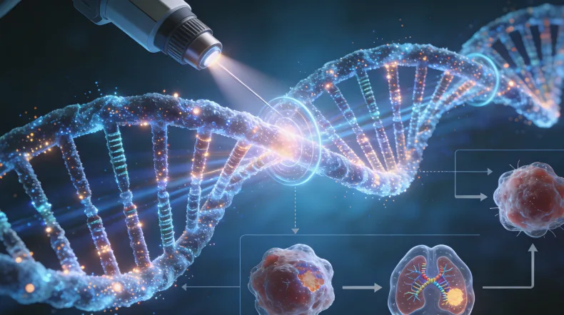 淋巴瘤基因检测全流程示意图