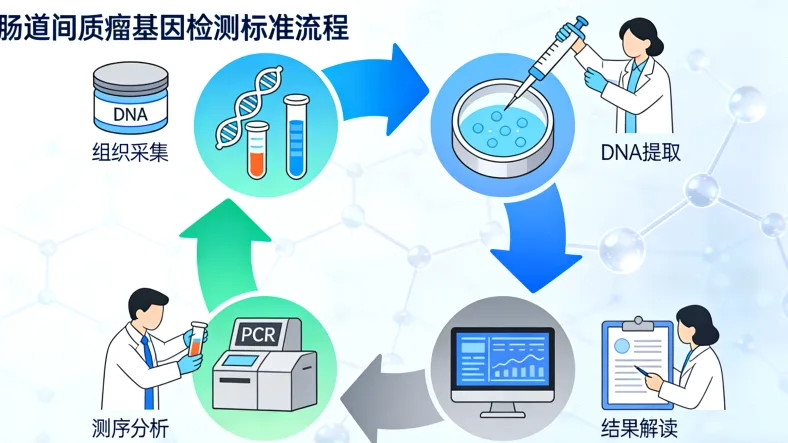 基因测序实验室工作场景