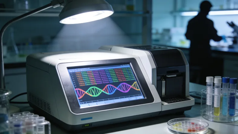 基因测序实验室工作流程简图