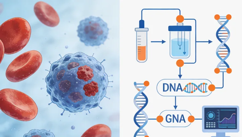 脑胶质瘤基因检测流程示意图