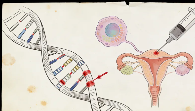遗传咨询师与咨询者亲切沟通场景