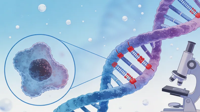 基因检测实验室内部工作场景