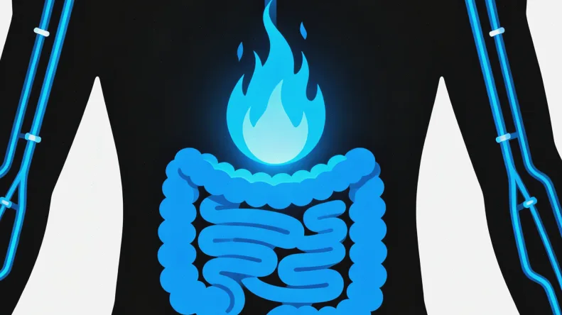 DNA双螺旋与突变点示意图