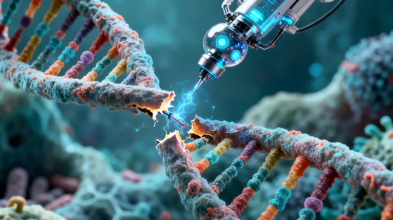 DNA双螺旋结构示意图