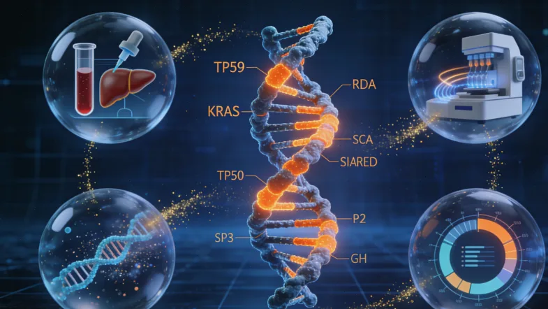 DNA双螺旋结构示意图