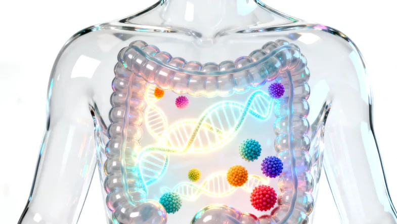 遗传性肠癌相关基因示意图