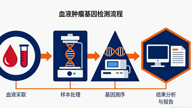 脑肿瘤基因检测基本流程示意图