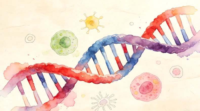 遗传咨询师与客户沟通示意图