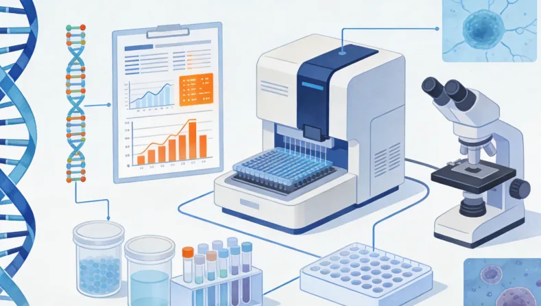 NGS基因测序技术流程简图