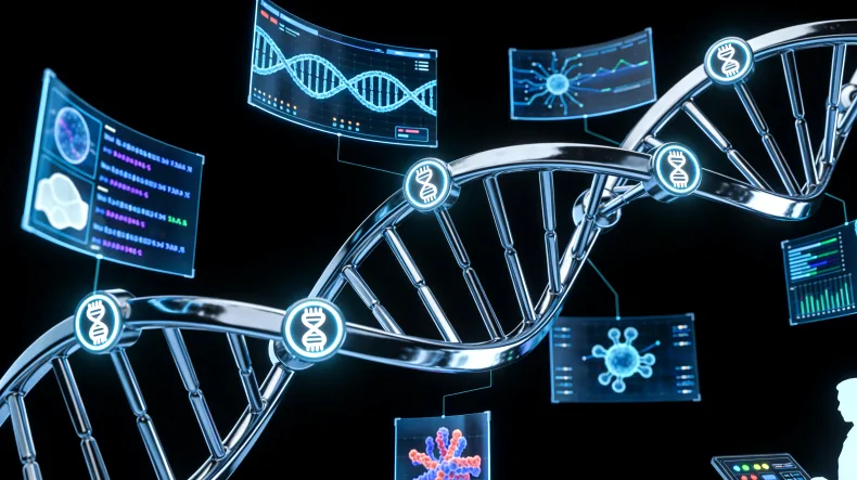 肠癌基因检测核心基因示意图