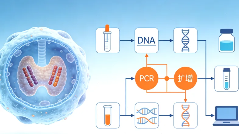 子宫内膜癌相关基因示意图