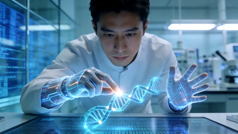 DNA双螺旋结构示意图