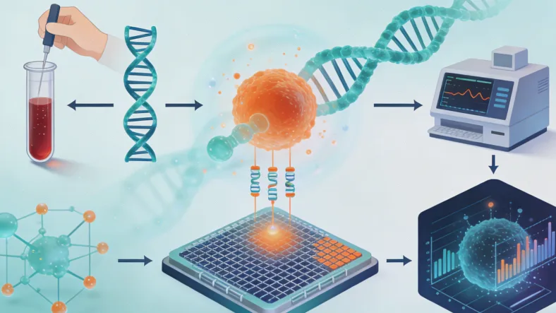 二代测序技术流程简图