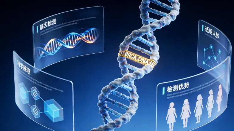 基因测序实验室工作场景