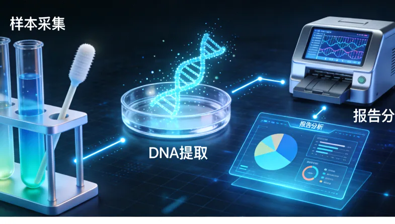 基因检测报告关键信息模块示例