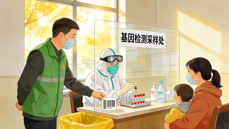 基因测序技术流程简图