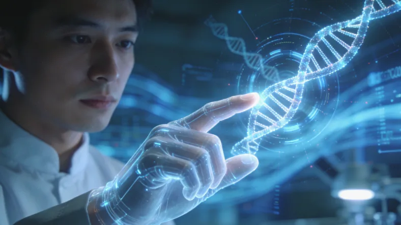 DNA双螺旋结构示意图