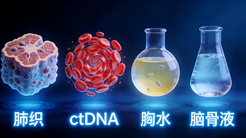 脑肿瘤基因检测核心流程示意图