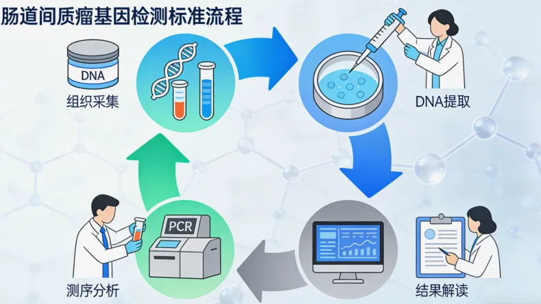 肠癌相关基因示意图