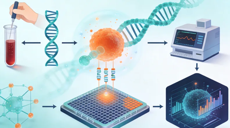 下一代测序技术流程简图