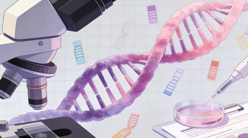 DNA双螺旋结构示意图