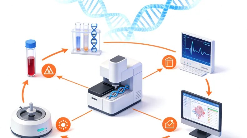 膀胱癌基因检测全流程示意图