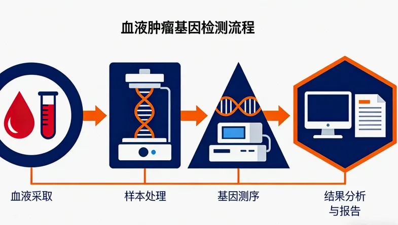 基因检测从样本到报告流程简图
