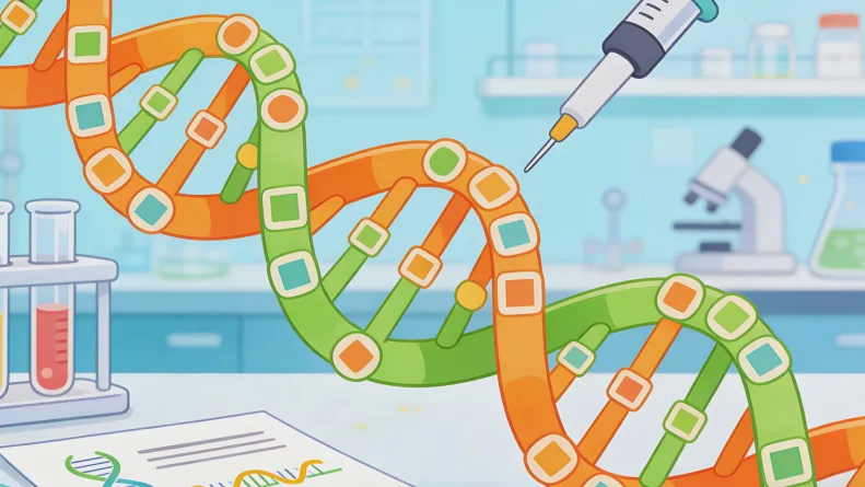 DNA双螺旋结构示意图