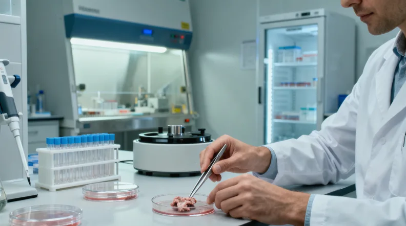 高通量测序仪工作场景图