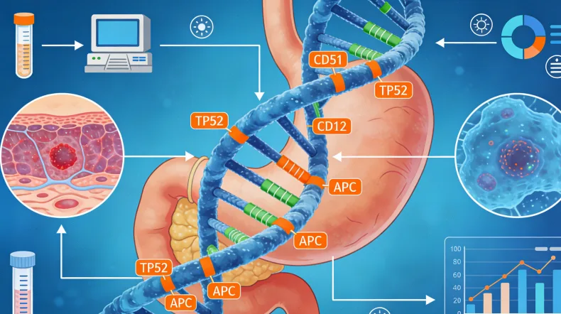 血液肿瘤基因检测流程示意图