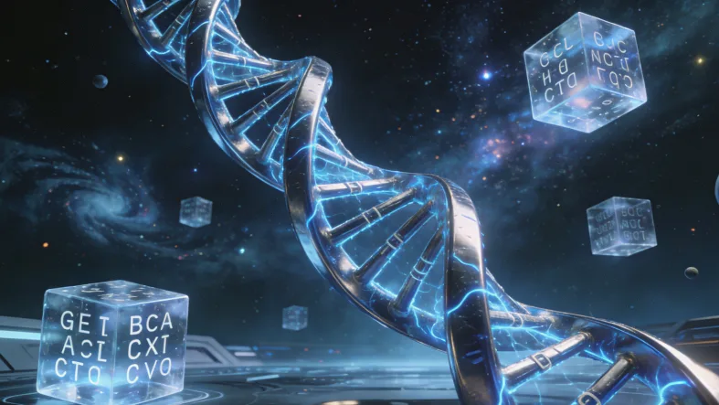 基因测序实验室工作场景