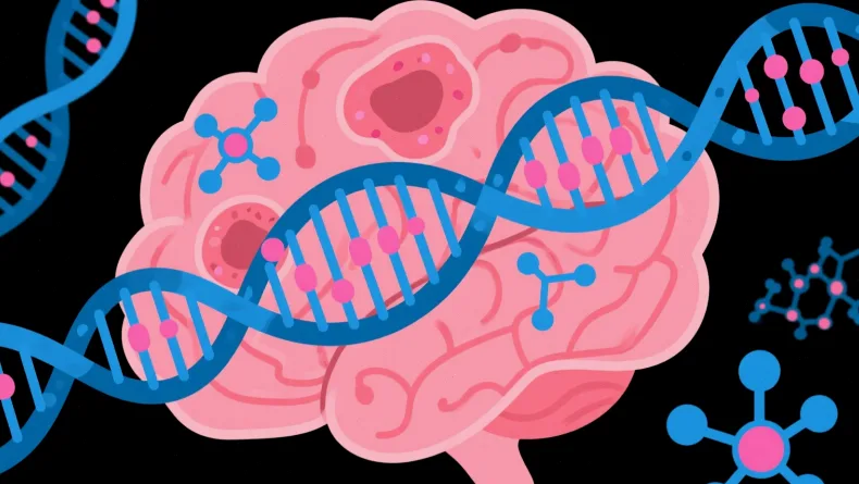 常见脑肿瘤相关基因突变图表