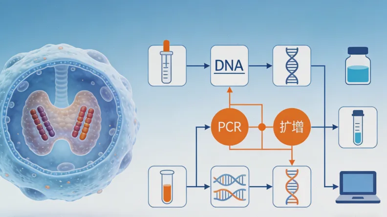 基因测序技术流程简图