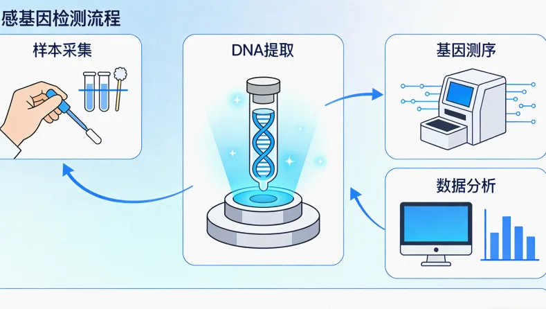 膀胱癌基因检测流程示意图
