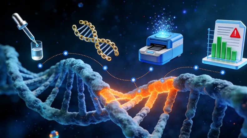 组织活检与液体活检流程对比图