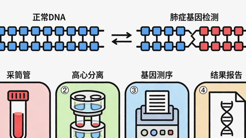 基因测序原理示意图