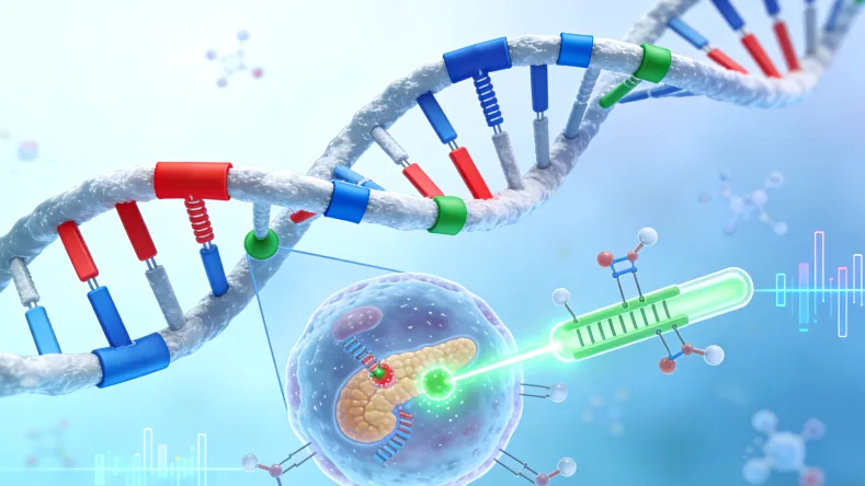 DNA双螺旋结构示意图