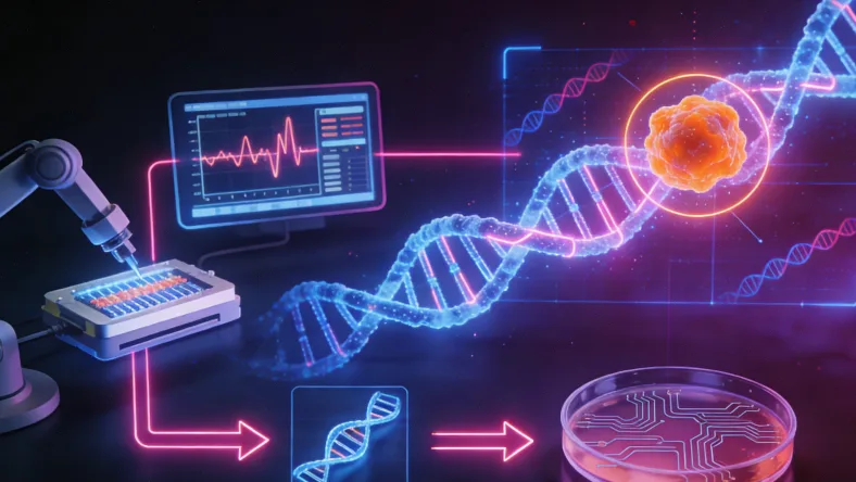基因测序技术流程简图