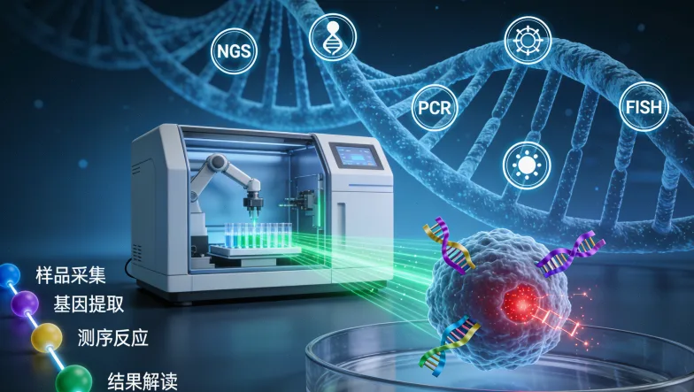 胃癌相关基因示意图