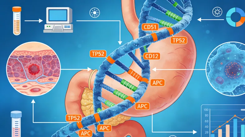 淋巴瘤细胞与正常淋巴细胞对比示意图