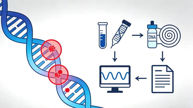 膀胱癌基因检测核心靶点示意图