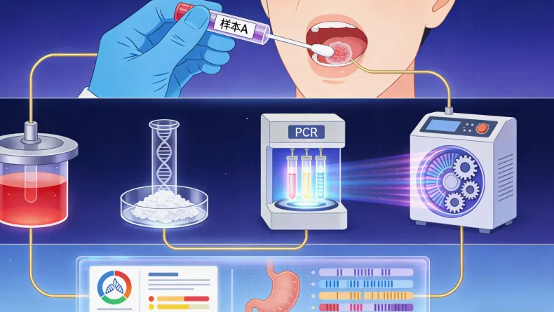 下一代测序(NGS)工作流程简图