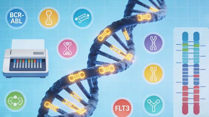 基因检测报告关键部分示例图