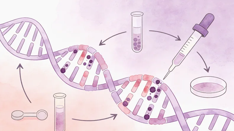 一份基因检测报告的核心部分标注