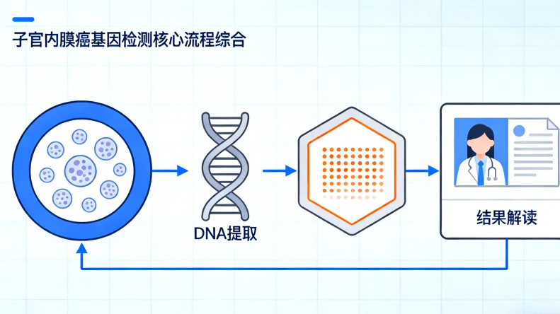 脑胶质瘤基因检测核心基因示意图