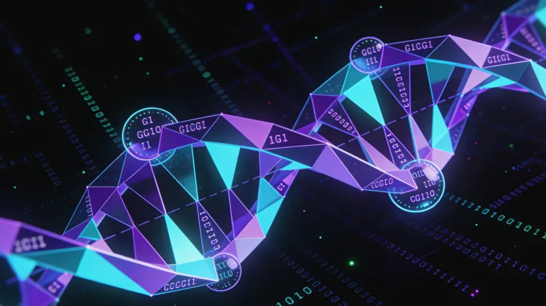 基因测序实验室工作场景