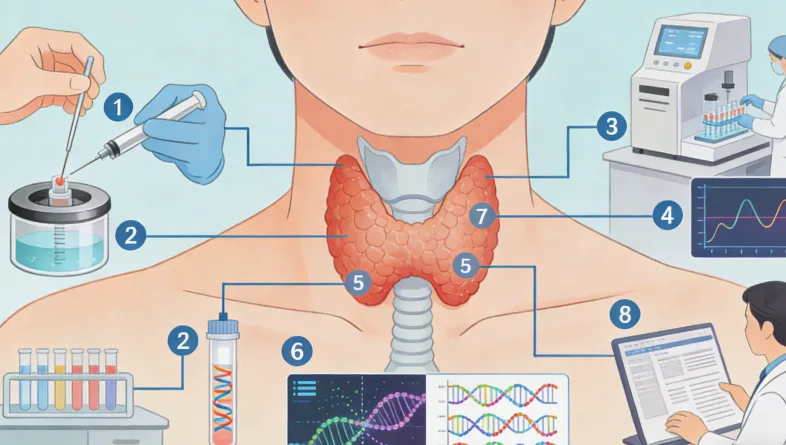 基因测序仪工作流程示意图