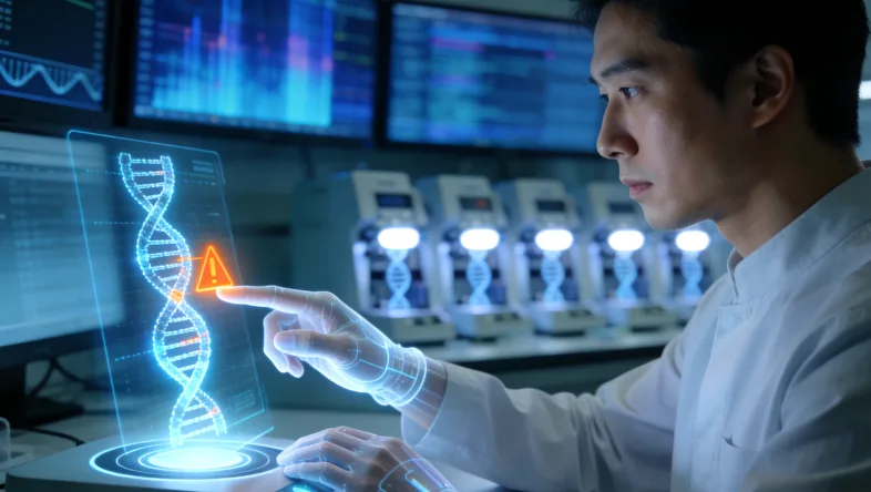 基因测序技术流程示意图