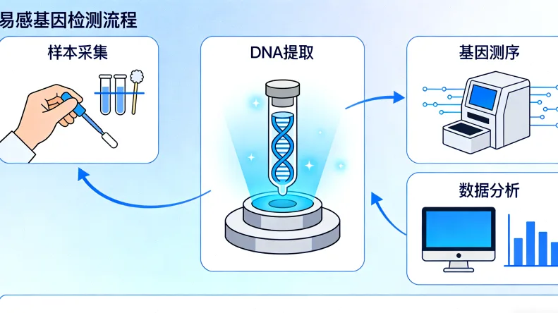 结直肠癌基因突变示意图